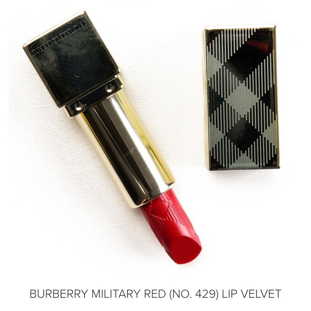 Burberry Lip Velvet Military Red #429 NIB
